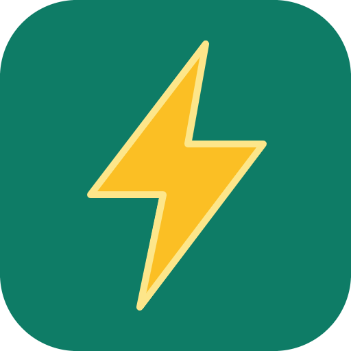 JhatPat Tools logo – yellow lightning bolt on green